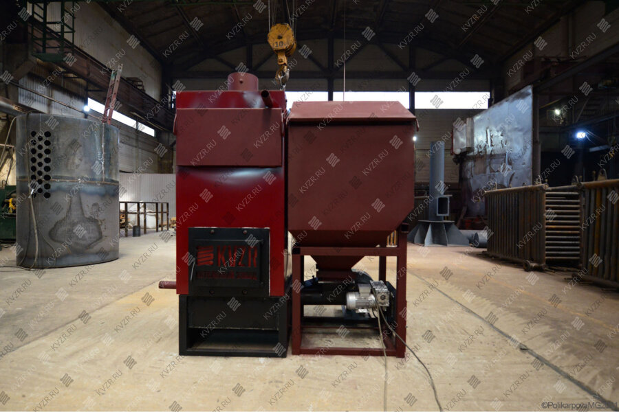 Котел на биотопливе водогрейный