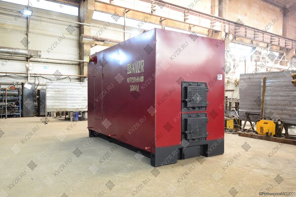 Водогрейный котел 0.93 МВт уголь дрова