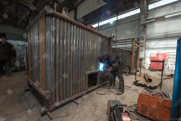 Котел КВм 1 МВт с ТШПМ конструкция