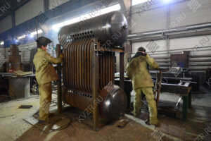 Изготовление котла на опилках парового